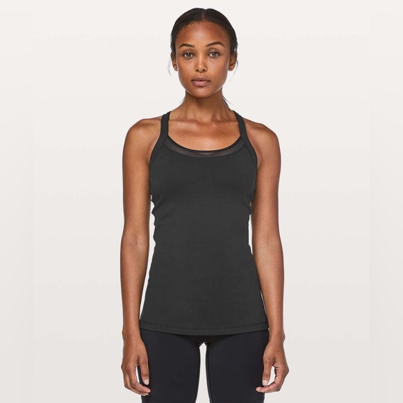 lululemon athletica Tops - Lululemon Rally Your Heart Tank in Black - Size 4
